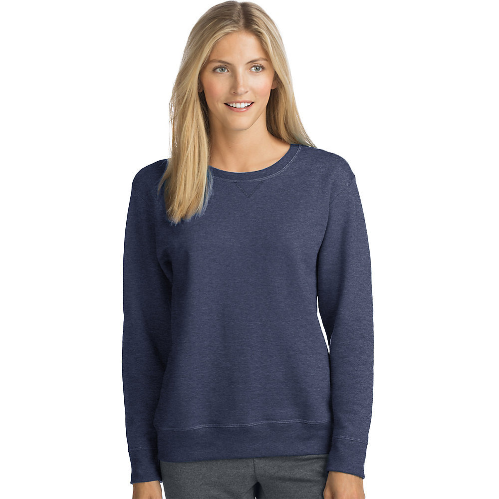 Hanes ComfortSoft EcoSmart Womens Crewneck Sweatshirt O4633 [$7.05 ...