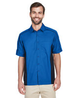 North End Men'S Fuse Colorblock Twill Shirt 87042