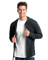 Next Level Sueded Long Sleeve Hooded Full Zip 6491
