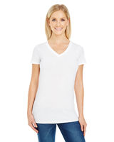 Threadfast Apparel Ladies' Pigment-Dye Short-Sleeve V-Neck T-Shirt 230B