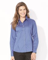 FeatherLite Women's Long Sleeve Stain-Resistant Tapered Twill Shirt 5283
