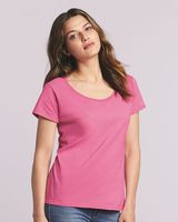 Gildan Softstyle® Women's Deep Scoop Neck T-Shirt 64550L