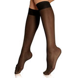 Berkshire Women's Plus-Size Queen All Day Knee High Sandalfoot Pantyhose 6351