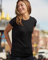 J. America Women's Glitter Short Sleeve T-Shirt 8138