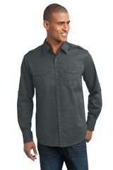 Port Authority ® Stain-Release Roll Sleeve Twill Shirt. S649