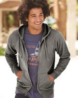 Independent Trading Co. Unisex Special Blend Raglan Full-Zip Hooded Sweatshirt PRM33SBZ