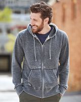 J. America Vintage Zen Fleece Full-Zip Hooded Sweatshirt 8916