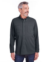 Harriton Adult Stainbloc&trade; Pique Fleece Shirt-Jacket M708