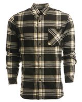 Burnside Open Pocket Long Sleeve Flannel Shirt 8212