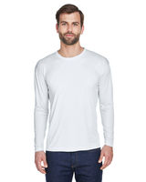 UltraClub Adult Cool & Dry Sport Long-Sleeve Performance Interlock T-Shirt 8422