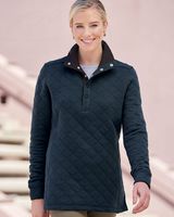 J. America Women's Quilted Snap Pullover 8891