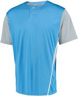 Russell Performance Two-Button Color Block Jersey 3R6X2M