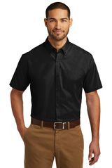 Port Authority ® Short Sleeve Carefree Poplin Shirt. W101