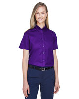 Core 365 Ladies' Optimum Short-Sleeve Twill Shirt 78194