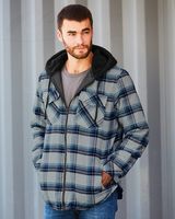 Burnside Quilted Flannel Full-Zip Hooded Jacket 8620