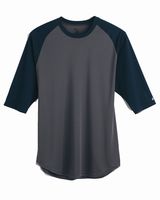 Badger B-Core Three-Quarter Sleeve Baseball T-Shirt 4133