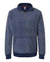 J. America Aspen Fleece Quarter-Zip Sweatshirt 8713