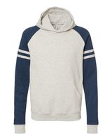 JERZEES Nublend&#174; Varsity Colorblocked Raglan Hooded Sweatshirt 97CR