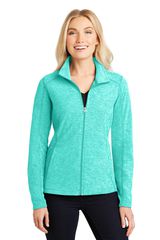 Port Authority ® Ladies Heather Microfleece Full-Zip Jacket. L235