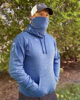 J. America Gaiter Fleece Hooded Sweatshirt 8879