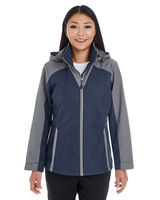North End Ladies' Embark Interactive Colorblock Shell With Reflective Printed Panels NE700W