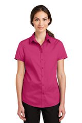 Port Authority ® Ladies Short Sleeve SuperPro ™ Twill Shirt. L664