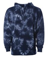 Independent Trading Co. Midweight Tie-Dye Hooded Sweatshirt PRM4500TD