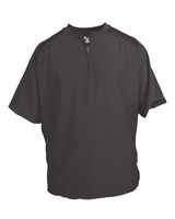 Badger Competitor Short Sleeve Pullover Windshirt 7632