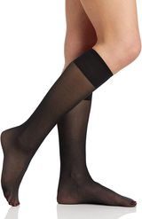 BERKSHIRE 3 PAIR PACK ALL DAY SHEER KNEE HIGH WITH SANDALFOOT TOE
