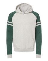 JERZEES Nublend&#174; Varsity Colorblocked Raglan Hooded Sweatshirt 97CR