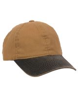 Outdoor Cap Weathered Canvas Crown Cap with Contrast-Color Visor HPK100