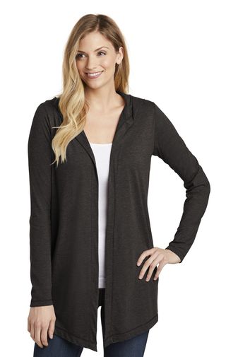 District ® Women\'s Perfect Tri ® Hooded Cardigan. DT156