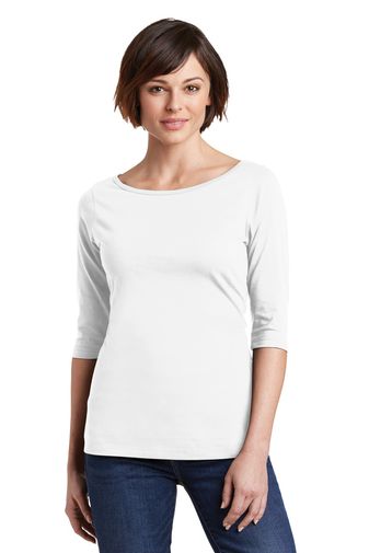 District ® Women\'s Perfect Weight ® 3/4-Sleeve Tee. DM107L