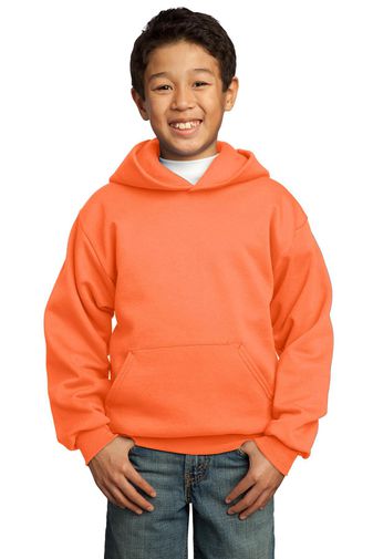 Port & Company ® - Youth Core Fleece Pullover Hooded Sweatshirt. PC90YH