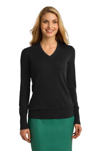 Port Authority ® Ladies V-Neck Sweater. LSW285