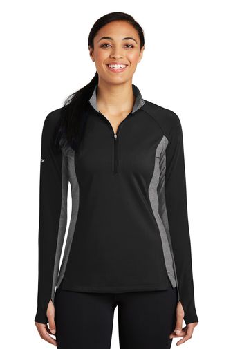 Sport-Tek ® Ladies Sport-Wick ® Stretch Contrast 1/2-Zip Pullover. LST854