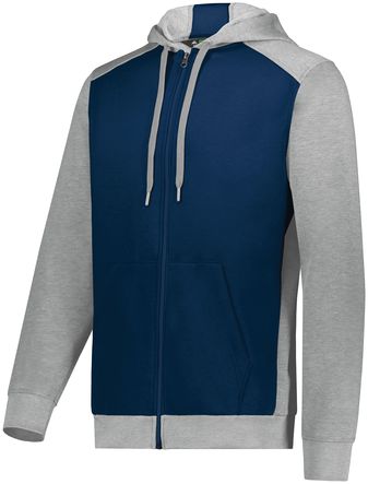Augusta Sportswear Three-Season Fleece Full Zip Hoodie 6899