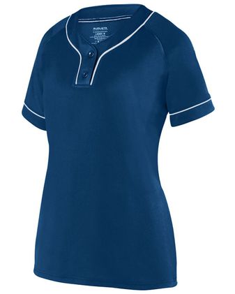 Augusta Sportswear Girls\' Overpower Two-Button Jersey 1671