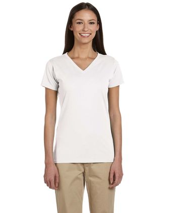 Econscious Ladies' 100% Organic Cotton Short-Sleeve V-Neck T-Shirt EC3052