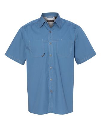 DRI DUCK Guide Cotton Poplin Short Sleeve Shirt 4357