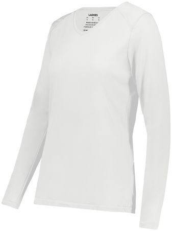 Augusta Sportswear Ladies Super Soft-Spun Poly Long Sleeve Tee 6847