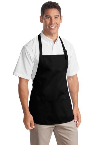 Port Authority ® Medium-Length Apron with Pouch Pockets. A510
