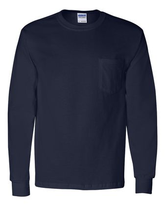 Gildan Ultra Cotton® Long Sleeve Pocket T-Shirt 2410