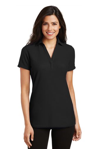 Port Authority ® Ladies Silk Touch ™ Y-Neck Polo. L5001