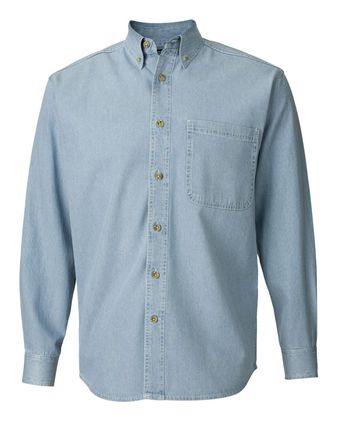 Sierra Pacific Long Sleeve Denim Shirt 3211