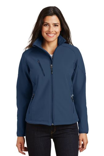 Port Authority ® Ladies Textured Soft Shell Jacket. L705
