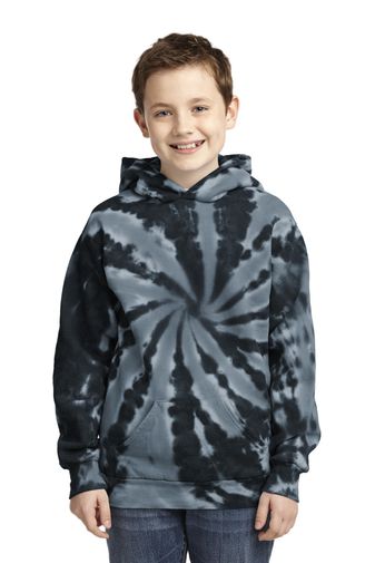 Port & Company ® Youth Tie-Dye Pullover Hooded Sweatshirt. PC146Y