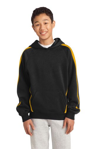 Sport-Tek ® Youth Sleeve Stripe Pullover Hooded Sweatshirt. YST265