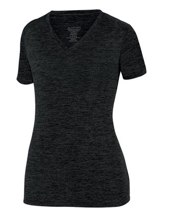 Augusta Sportswear Women\'s Intensify Black Heather Training T-Shirt 2952