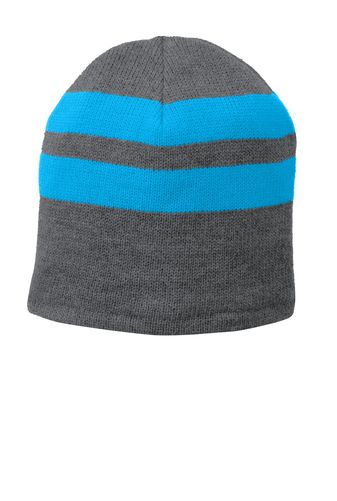 Port & Company ® Fleece-Lined Striped Beanie Cap. C922